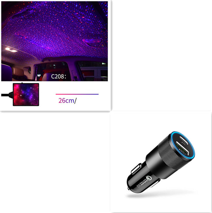 Car Star Light Projector LED USB